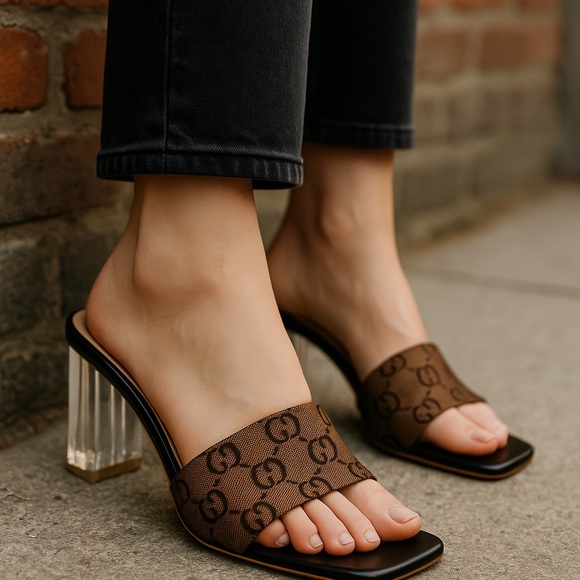 Alexander Wang Women's Slide Sandals Heels W8 - Picture 5 of 16